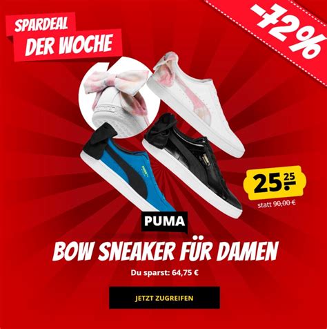 🎀 PUMA Bow Sneaker für Damen für nur 25,25€ zzgl. Versand (statt 44€)