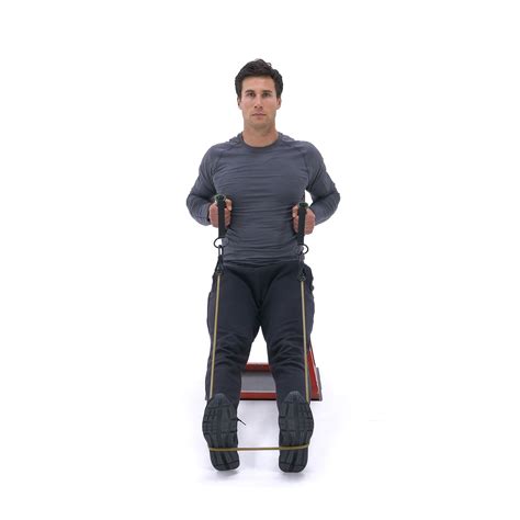 Band seated row | Exercise Videos & Guides | Bodybuilding.com