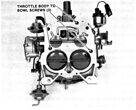 Rochester Quadrajet Screw And Rebuilding Information