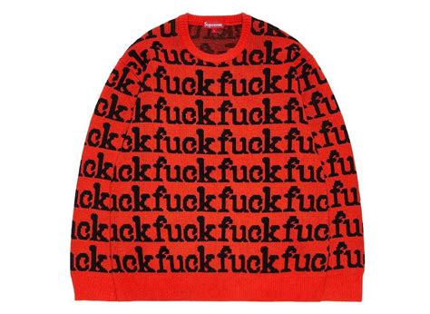 Supreme Fuck Sweater Black L シュプリーム ファック セーター ニット ブラック thepersonage