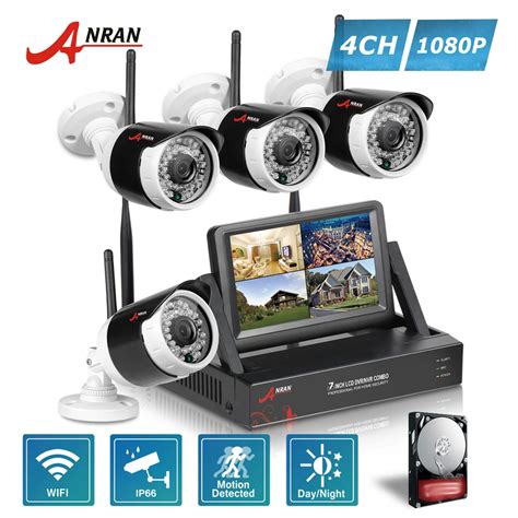 Anran Plug And Play P P Inch Lcd Monitor Wifi Ch Nvr Hdmi P