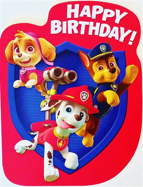 Happy Birthday Paw Patrol Printable