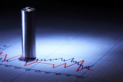 Battery on Diagram stock photo. Image of battery, graph - 24913076