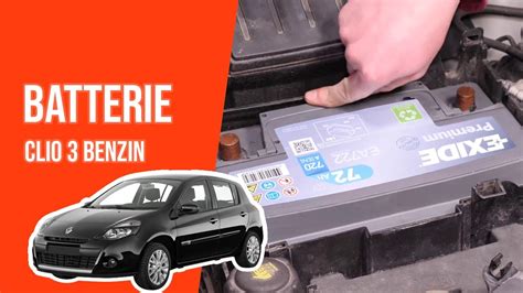 Batterie Wechseln Clio V Youtube