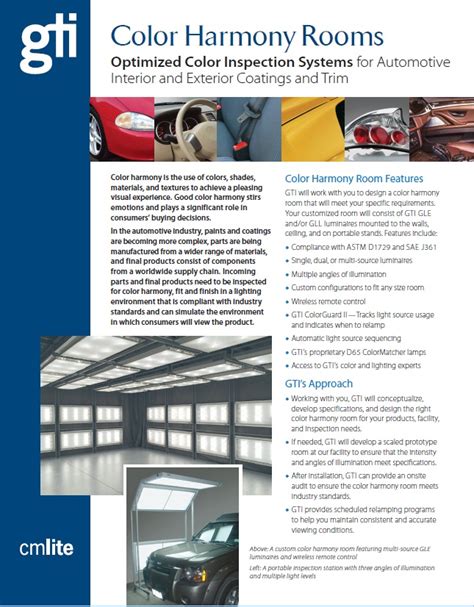 GTI Graphic Standard Lighting Viewing Systems Brochure