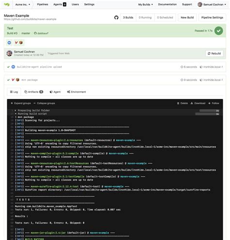 GitHub Buildkite Maven Example This Example Uses Maven To Run Tests