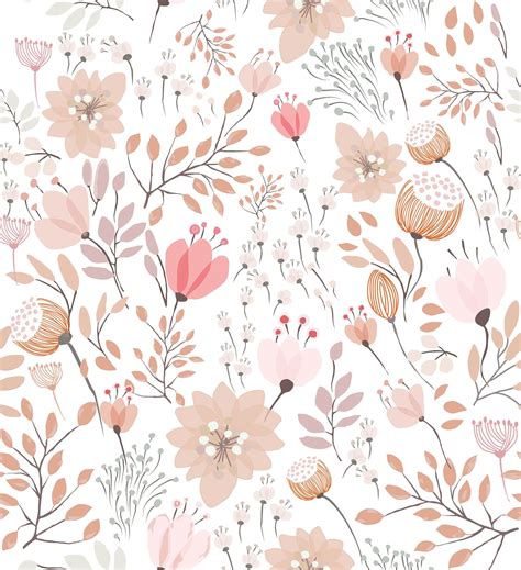 Floral Print Wallpaper