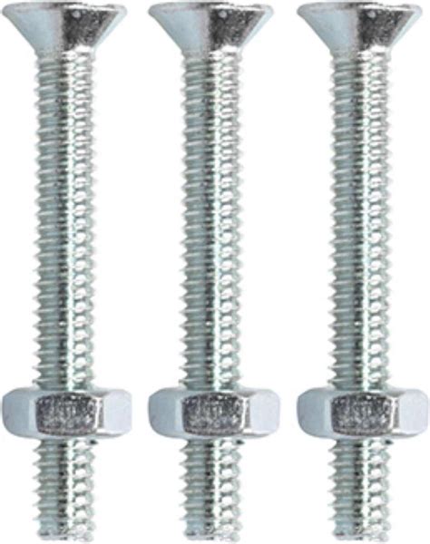 Bol Metaalschroef Met Moer Rvs Pz Platkop M X Mm Stuks