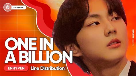 Enhypen One In A Billion Line Distribution Youtube