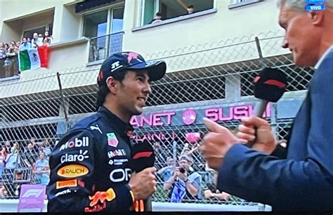 Gana Checo Pérez El Gran Premio De Mónaco Énfasis