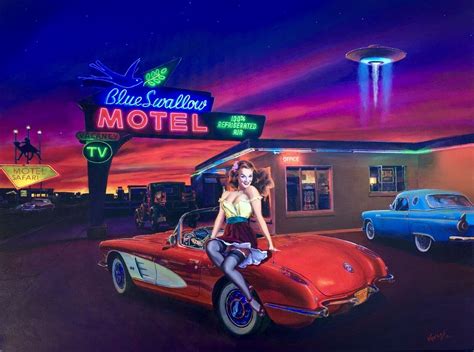 TOPS EM ALL Tiki Gil ELVGREN Vancas Pin Up Beach SARONG Bikini PinUp HUGE 30X24 EBay