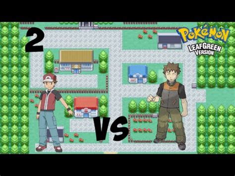 Pokemon Leaf Green Walkthrough Part Pewter City Gym Leader Brock