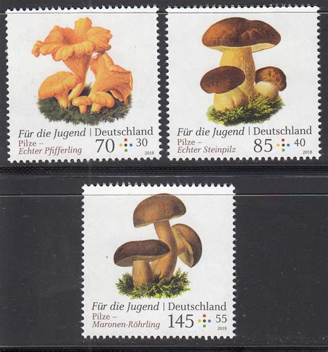 BRIEFMARKEN BUND MICHEL NR 3407 3409 FüR JUGEND 2018 POSTFRISCH