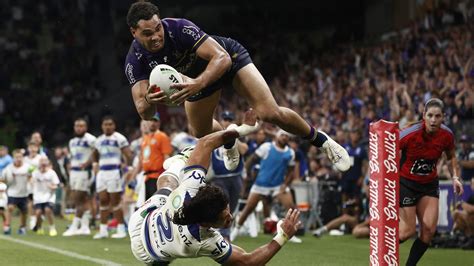 Melbourne Storm Freak Xavier Coates NRL Try Leaves Americans