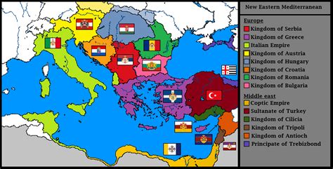 Eastern Mediterranean On World Map