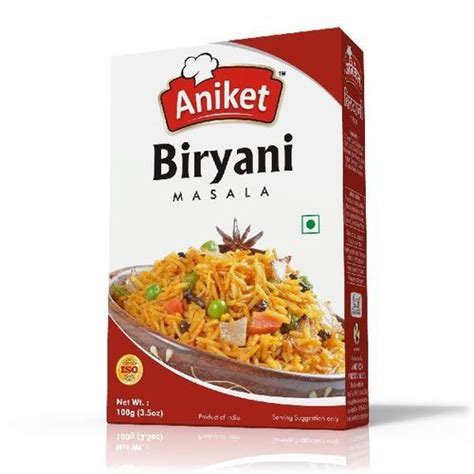 Purity 100% Moisture 8% Pure Rich Natural Taste Dried Biryani Masala ...