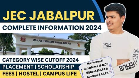 Jec Jabalpur Review 2024 Jec Jabalpur Cutoff Placement Campus Life