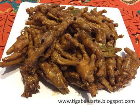 Casa Baluarte Filipino Recipes SPICY CHICKEN FEET ADOBO RECIPE