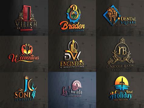 D Logo Design By Awais Waseem On Dribbble