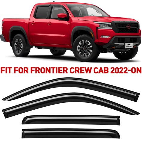 Voron Glass Tape On Extra Durable Rain Guards For Nissan Frontier 2022