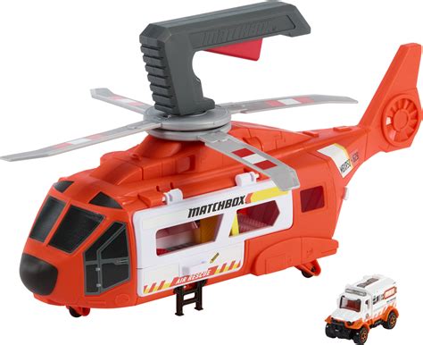 Matchbox Action Drivers Rescue Helicopter16 In Large Scale Helicopter