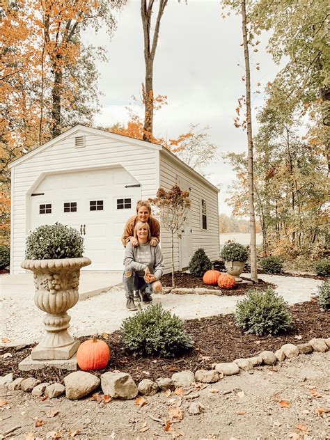 Simple Garage Landscape | Landscaping The Garage In The Woods