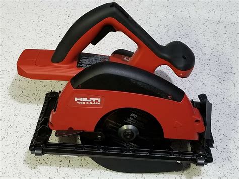 Hilti Wsc A Cordless Circular Saw New W Rail Guide Ebay