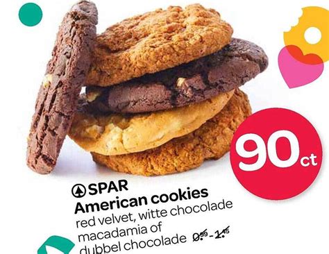 Spar American Cookies Aanbieding Bij Spar