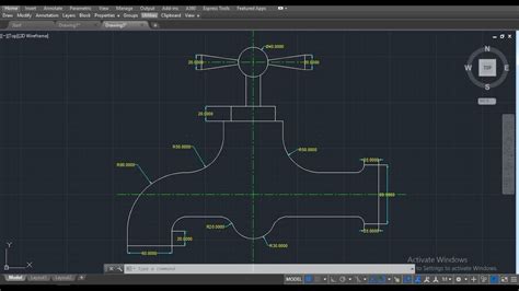 Water Tap D In Autocad Autocad Tutorial Youtube