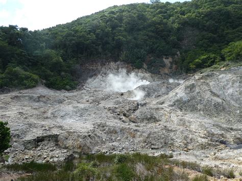 St Lucia Drive In Volcano Near Soufriere And The Pitons Flickr