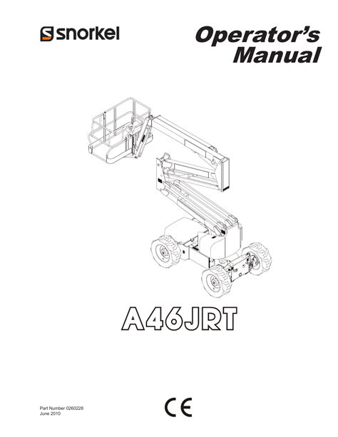 Snorkel Uno E Service Manual