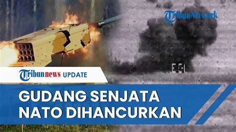 Malam Yang Sial Serangan Presisi Rusia Hancurkan Gudang Senjata