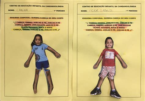 Brincadeiras Esquema Corporal Educa O Infantil