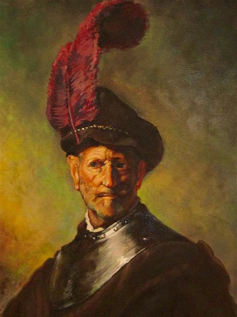 Rembrandts Old Man As A Soldier Painting By David Stewart Pixels