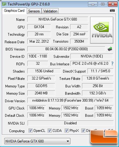 NVIDIA GeForce GTX 680 Video Card Review - Page 5 of 20 - Legit Reviews