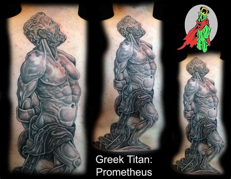 Prometheus Greek Mythology Tattoo