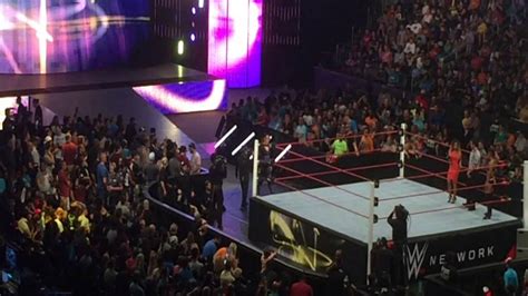 8 1 2016 Wwe Raw Atlanta Ga Nia Jax Entrance Youtube