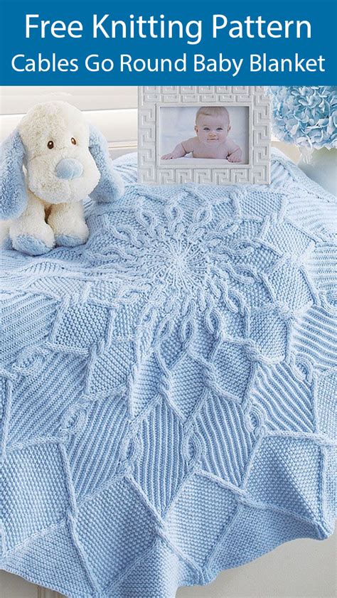 Cable Knit Baby Blanket Pattern