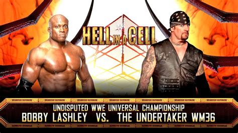 WWE 2K22 The Undertaker Vs Bobby Lashley Hell In A Cell YouTube