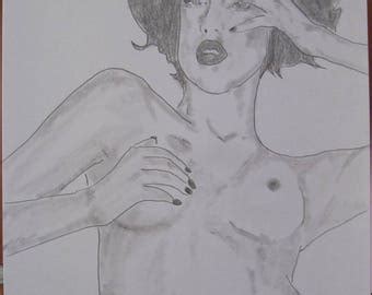 Nude Pencil Drawings Etsy