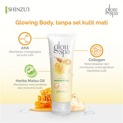 Shinzui Glow Spa Exfoliating Gel Ml Series Gel Eksfoliasi Shinzui