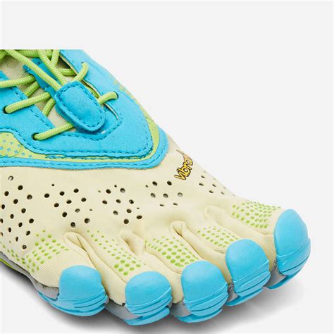 V Run Womens Lime Blue Woman Vibram