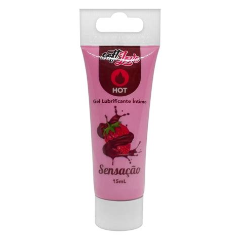 Gel Lubrificante íntimo Hot 15ml Soft Love