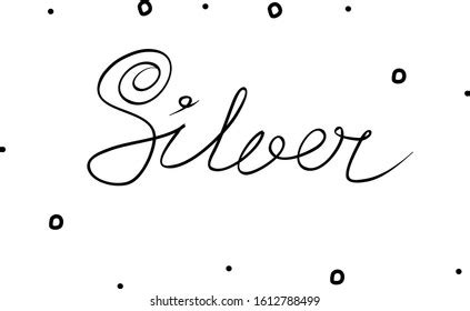 Silver Glitter Silver Paint Dripping On Stock Vector Royalty Free