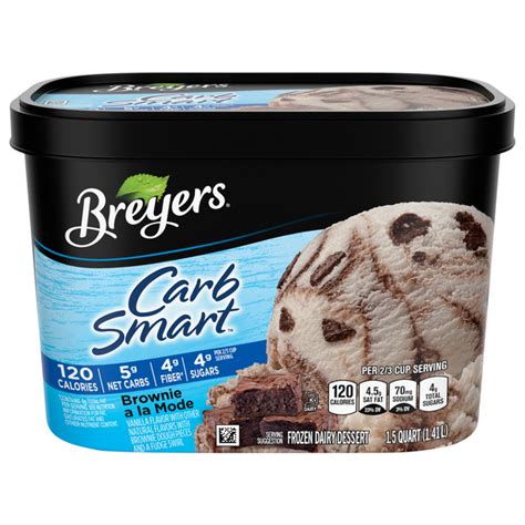 Save On Breyers Carb Smart Frozen Dairy Dessert Brownie A La Mode Order