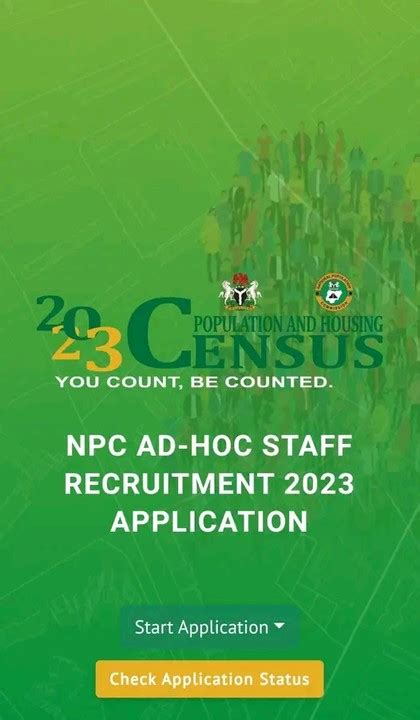 Npc Staff E Recruitment Portal For Census Ad Hoc Staff Opens