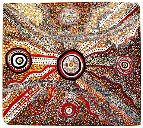 Johnny Warangkula Tjupurrula Water Dreaming 1972 Aboriginal Art