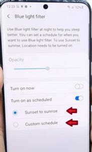 How To Turn On Blue Light Filter On A Samsung Galaxy S22 Androidyii