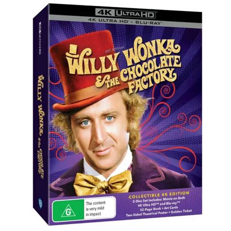 Willy Wonka And The Chocolate Factory K Uhd Blu Ray Brand