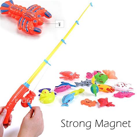 CozyBomB Magnetic Fishing Toy Pole 2 Pack for Replacement - No Fishes ...